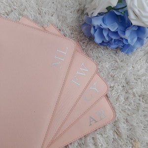 Personalised Bridesmaids Wristlet Clutch Bag Gift Idea, Wedding Wrist Bag, Proposal Box Filler Ideas, Monogram Gifts, Vegan Leatherette,