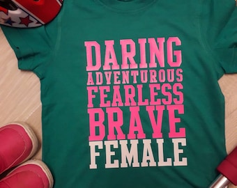 Girls Feminist Motivational T-Shirt, Girls Empowerment Shirt, Feminist Kids Tee, Gifts For Strong Girls, Girl Boss Shirts,
