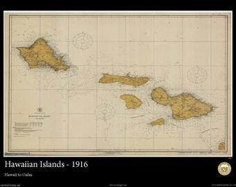 Hawaiian Islands - 1916