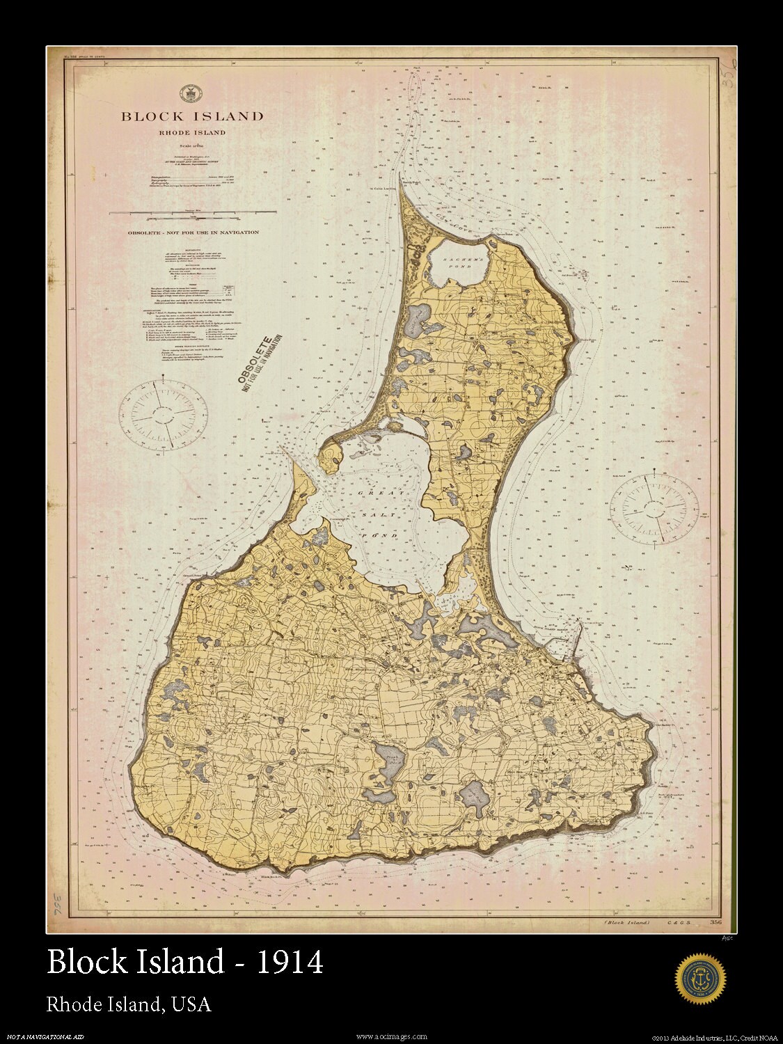 Noaa Chart Block Island