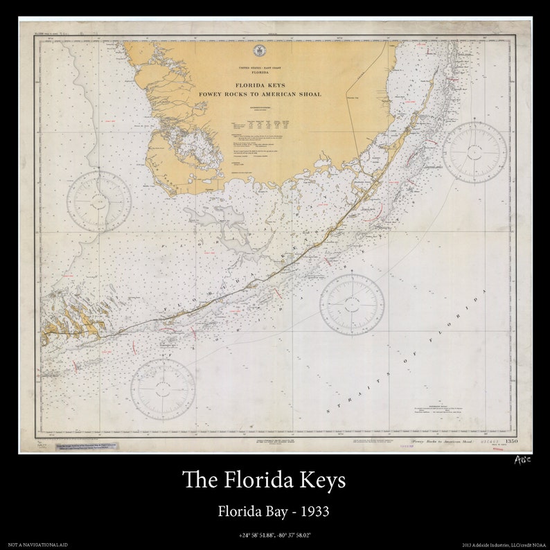 Nautical Map of the Florida Keys - Il 794xN.507742961 4zwr