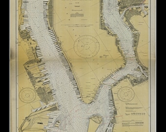 Hudson and East River 1929