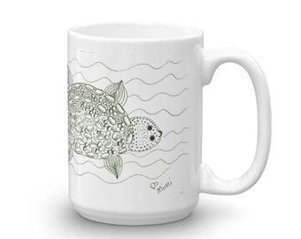 Turtle Design Mug