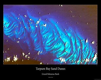 Tarpum Bay Sand Dunes --High Quality Print