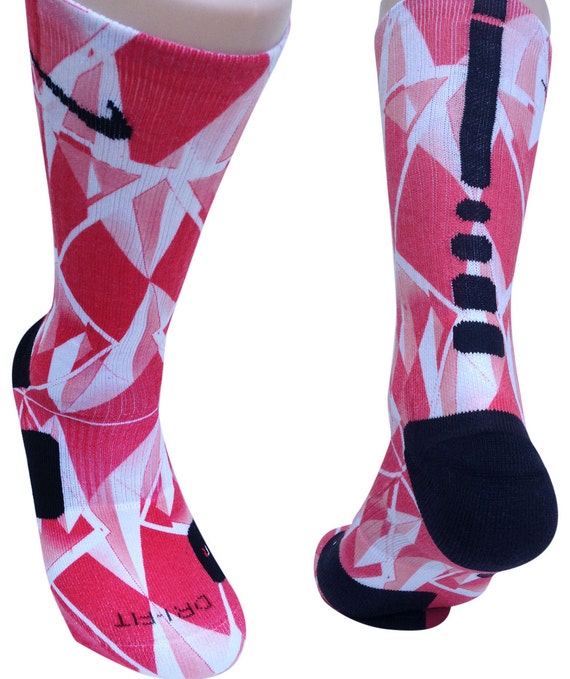 red nike elite socks