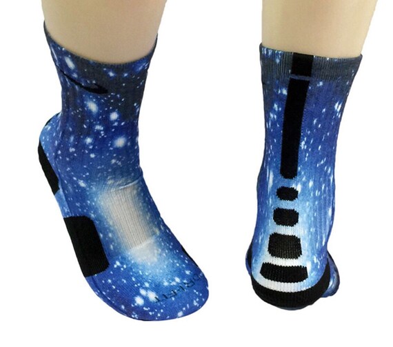 blue nike elite socks