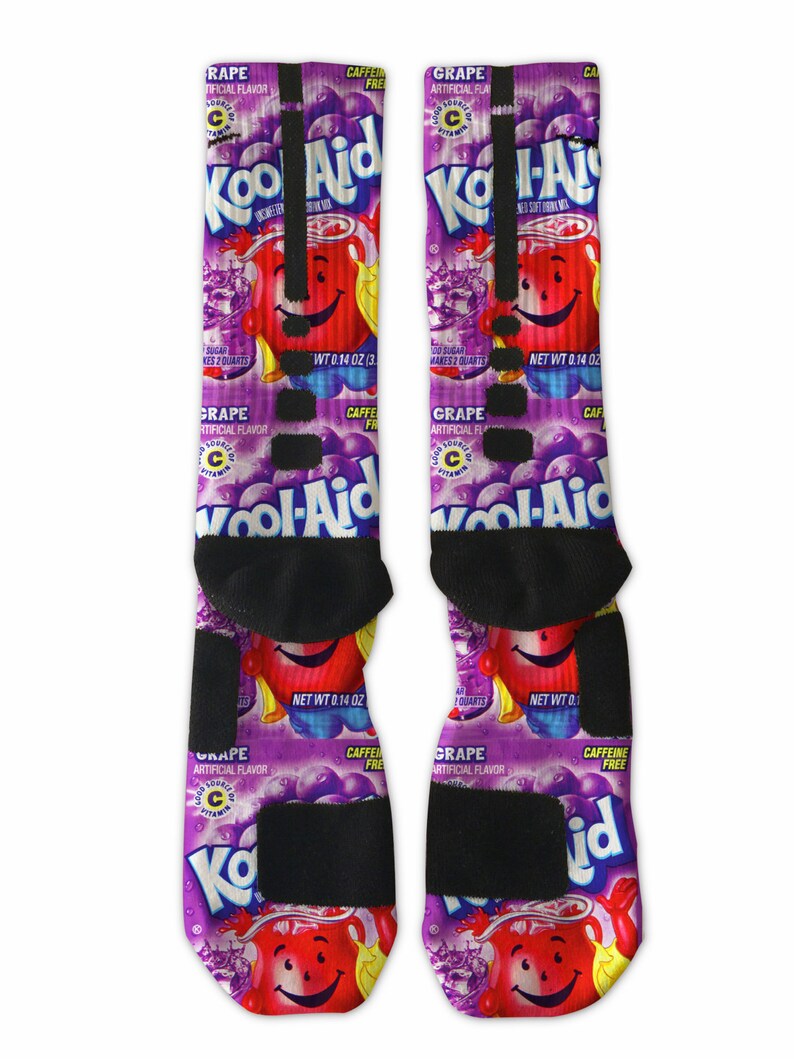 Custom Grape Kool-Aid Nike Elite Socks | Etsy