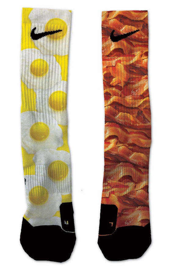 orange nike elite socks