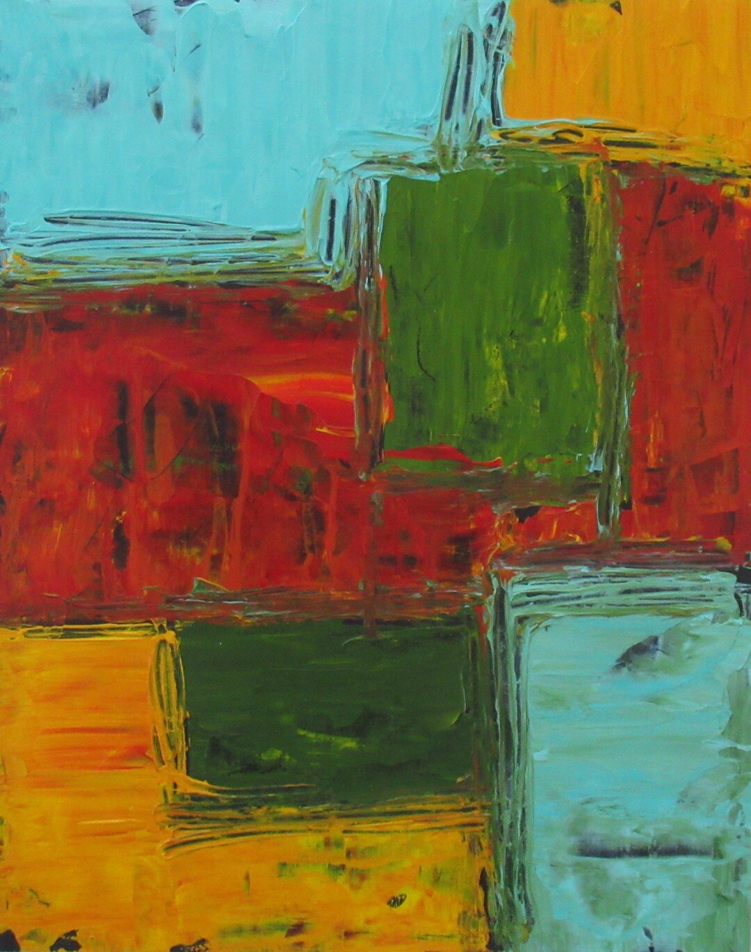 Abstract Mini Original Mini Abstract Painting - Etsy