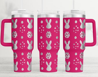 Lapin de Pâques 40 oz gobelet Wrap Laser SVG (fichier numérique)