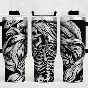 Highly Detailed Skeleton Svg, Laser Tumbler Wrap SVG, Full Wrap, 40 oz Tumbler Wrap Svg, Laser Engrave Tumbler, Tumbler Laser Svg File