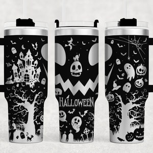 Halloween, Funny Halloween Tumbler wrap, Engraved Tumbler, 40oz Tumbler Laser SVG, Laser Engraved SVG, Laser Engraving Tumbler Sublimation