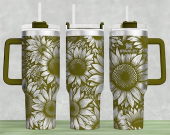 Stanley Tumbler Wrap SVG: Laser Design, 40oz Full Wrap (Digitaler Download)