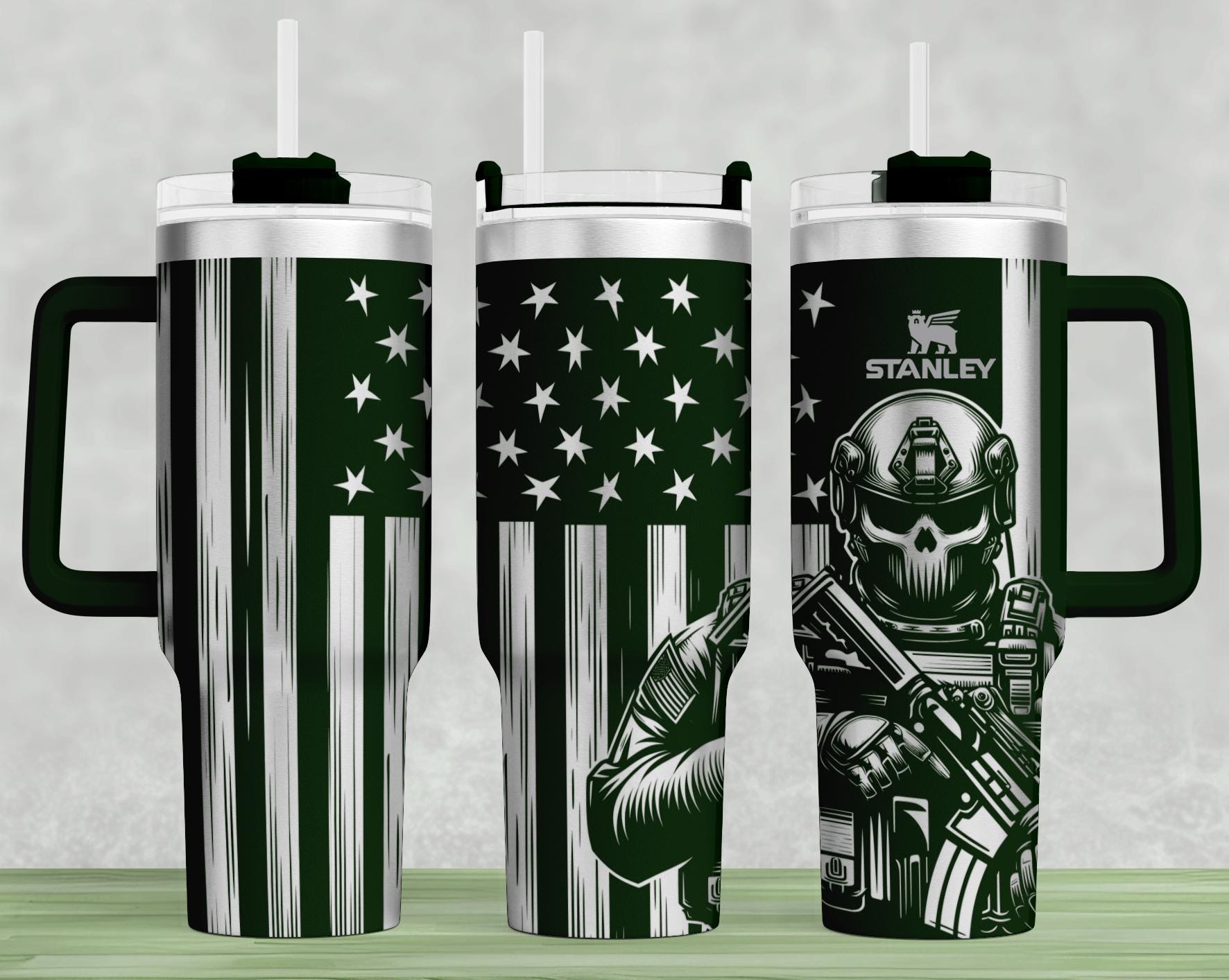 Burton Malolo トーマスキャンベル デザイン　154cm 美品 Skull Soldier Stanley 40oz Tumbler Wrap: Laser Engraved SVG