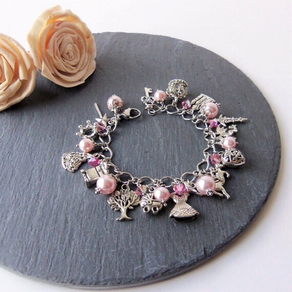 Sleeping beauty charm bracelet sale