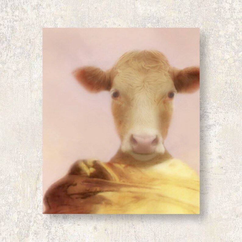 Farm Animal Art Print Farmhouse Wall Decor Nursery Decor Wall Etsy