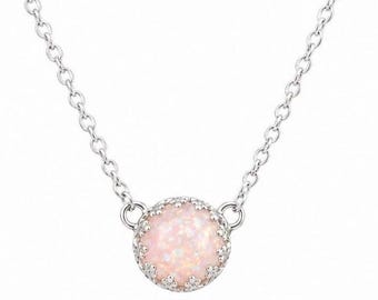 Breast Milk Necklace and Pink Opal, breastfeeding milk, Handmade Keepsake Jewelry for Moms, Breastfeeding Memory Gift