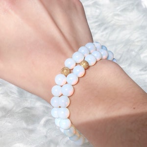 bracciale opalite, bracciale energia, cristalli curativi