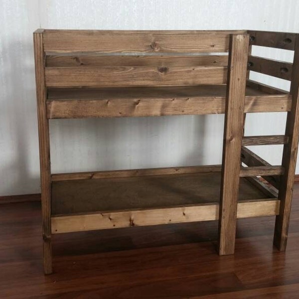 Wooden Doll Bunk Bed for 18" Dolls or smaller