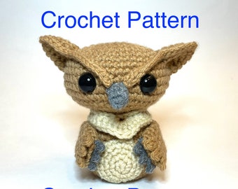 Patrón de crochet - Owlbear - Patrón PDF