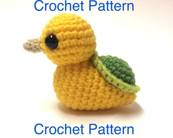Crochet Pattern - Baby Turtle Duck - Avatar - PDF Pattern