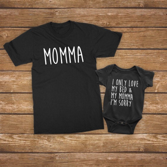 I Only Love My Bed and My Momma I'm Sorry Baby Shower Gift, Song