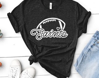 Heiligenvoetbal | Voetbalshirt | Game Day-T-shirt, sportmoeder, voetbalmama - gemêleerd uniseks shirt