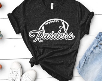 Oakland Raiders V Neck Lace up Shirt 