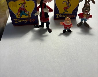 Marx DisneyKings Goofy & March Hare 2-2 1/2 inches Large Sized