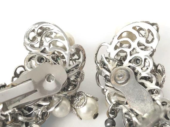 Miriam Haskell Unsigned Waterfall Chandelier Dang… - image 5