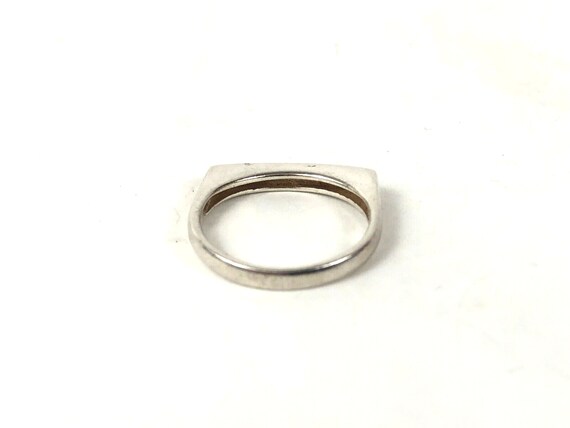 Saddle Stacking Ring Solid Sterling Silver 925 Pr… - image 3
