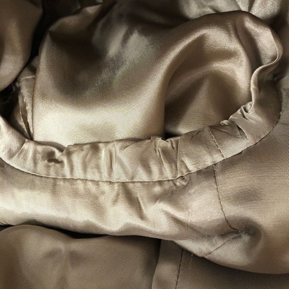 LL Bean Brown Tweed Pattern Silk Blend Sport Coat… - image 7