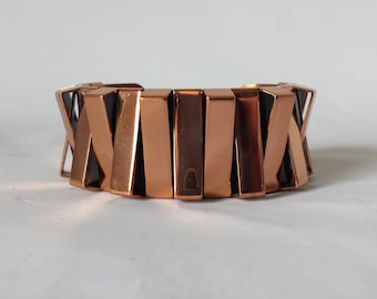 Vintage Renoir Mid Century Modernist Copper Cuff Bracelet