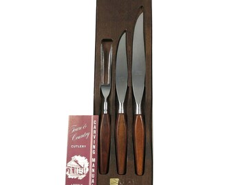 Mid Century Town And Country By Washington Forge Fleetwood Handles Knives Fork