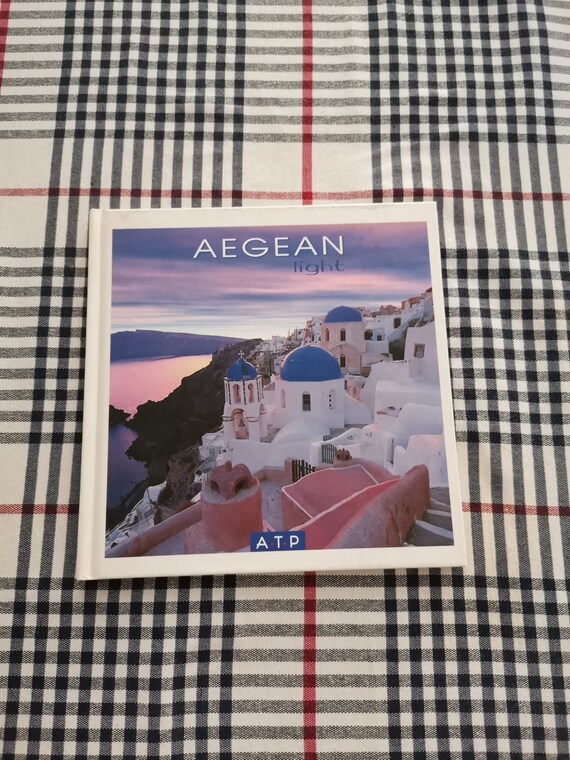 Aegean sea book, art photography booklet of Greek, Aegean sea and its islands, Greek vintage picture book, coffee table book