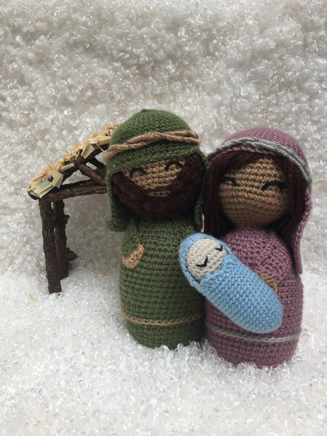 Crochet Nativity Pattern Instant Download, Amigurumi Nativity Scene ...