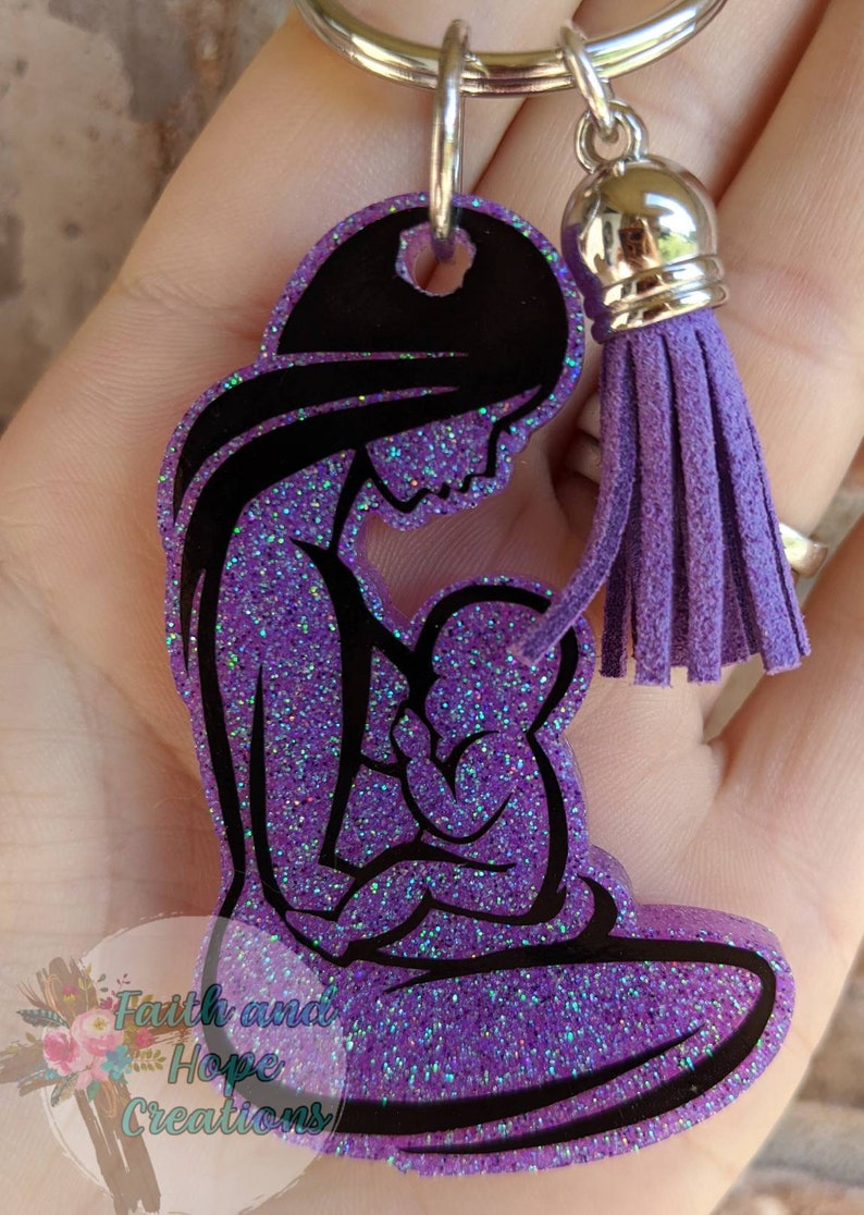 Breastfeeding Mother Keychain Etsy