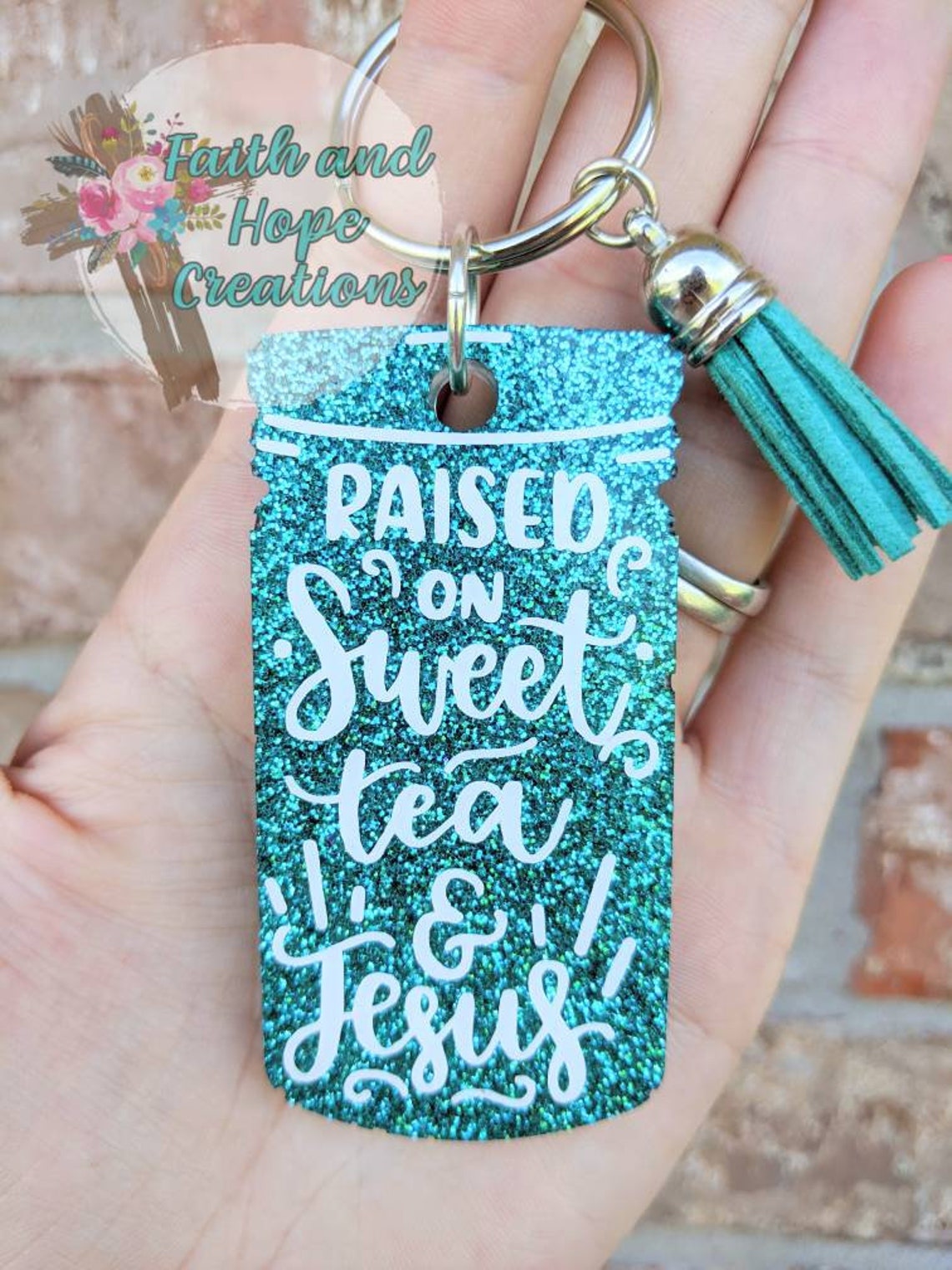 Jesus Mason Jar Keychain Etsy