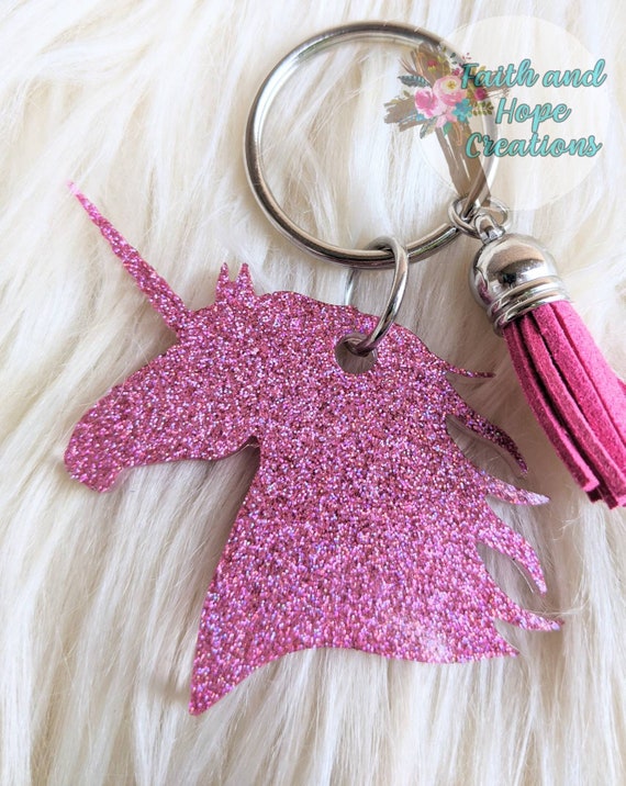 Unicorn head best sale keychain