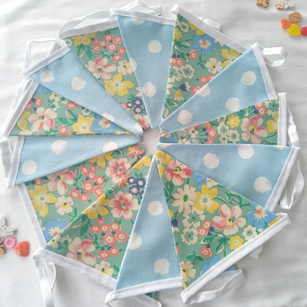 Shabby Chic Bunting Etsy