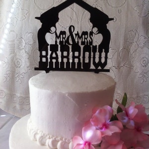 Country, Rustic, Western Pistol Custom Personalized Wedding Cake Topper MADE In USA..Ships from USA image 2