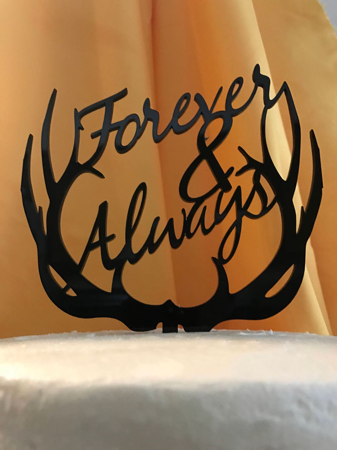 Forever & Always OR Always and Forever Deer Antlers Wedding Etsy