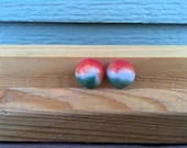 Aggie marble glass vintage toy game strand colored set marbles white Akro opaque swirl Vitro red green agate mint tricolor Christmas