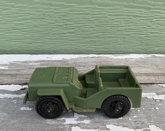 Figurine GONIO Vintage – Jeep Willys MB US Army 1941-1945, Jouet De Collection En Métal Et Plastique