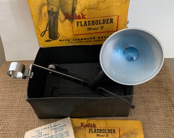 Kodak Flashholder Model B Standard Bracket Flash Guard Original Box Reflex  Camera Retro Vernacular Black and White Photographs Holder -  Canada