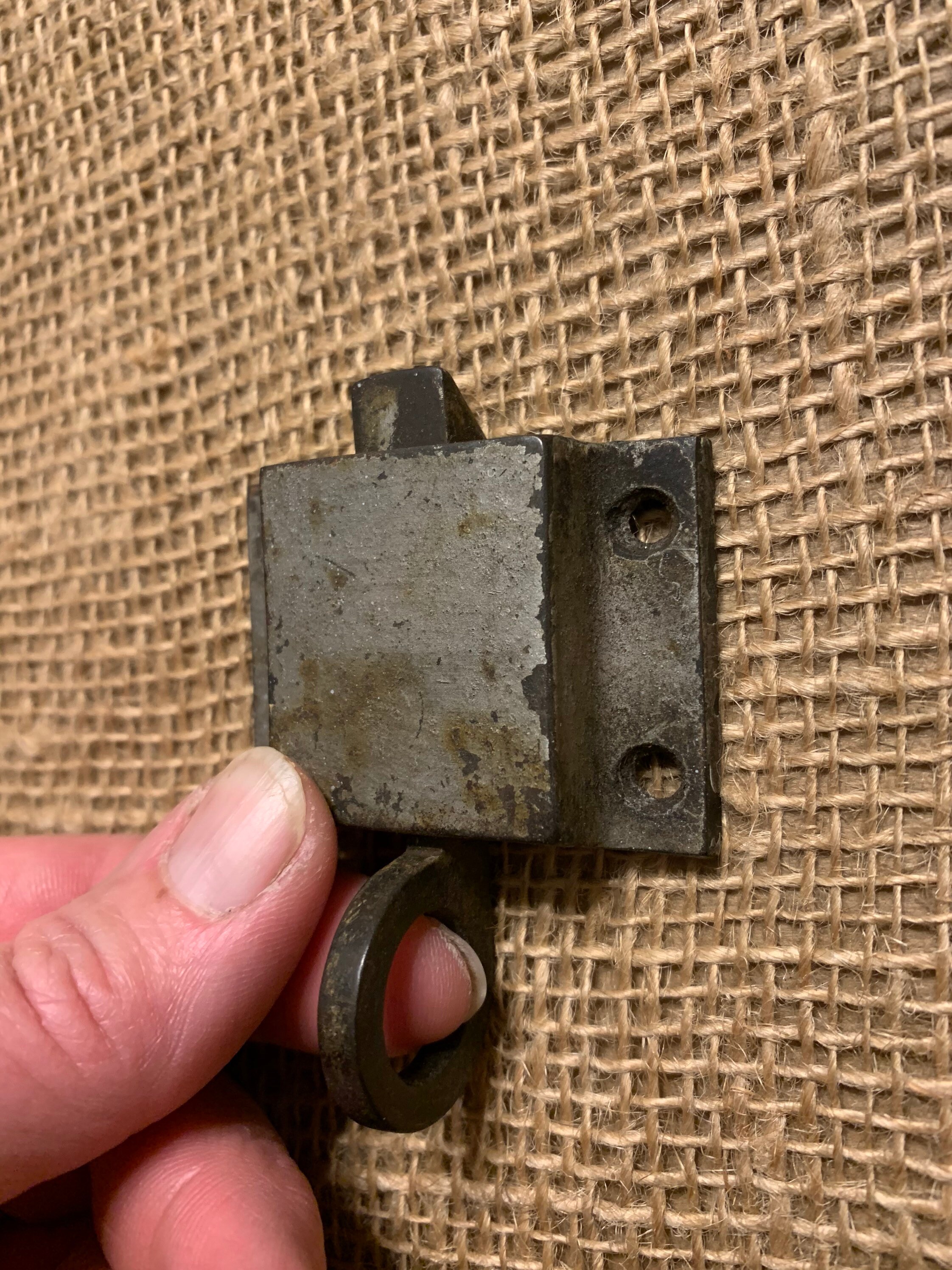 Finger Pull Door Latch Spring Loaded Lock Top Restoration | Etsy