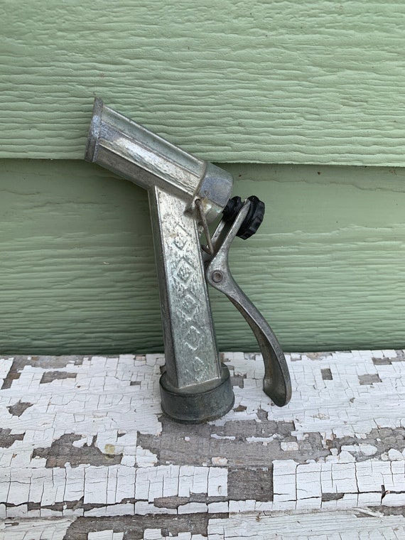 Melnor Aqua Gun Hose Nozzle Vintage Sprayer Garden Silver Hand Handheld  Metal Retro - Etsy