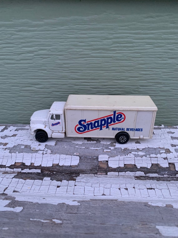 Snapple Truck Beverage Delivery White Road Champs Vintage Toy