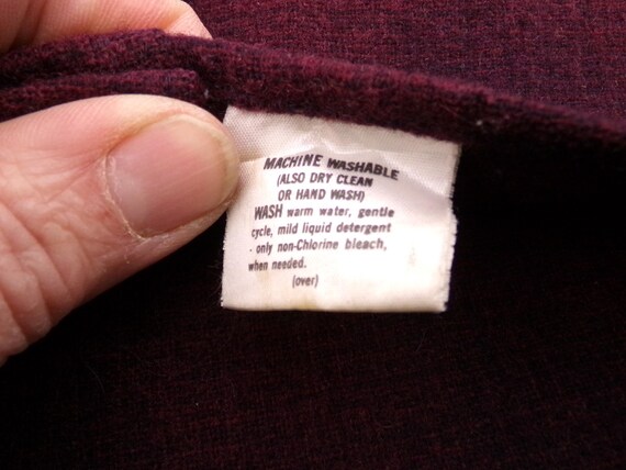 Pendleton Burgundy Navy 100% Virgin Wool Flannel … - image 9
