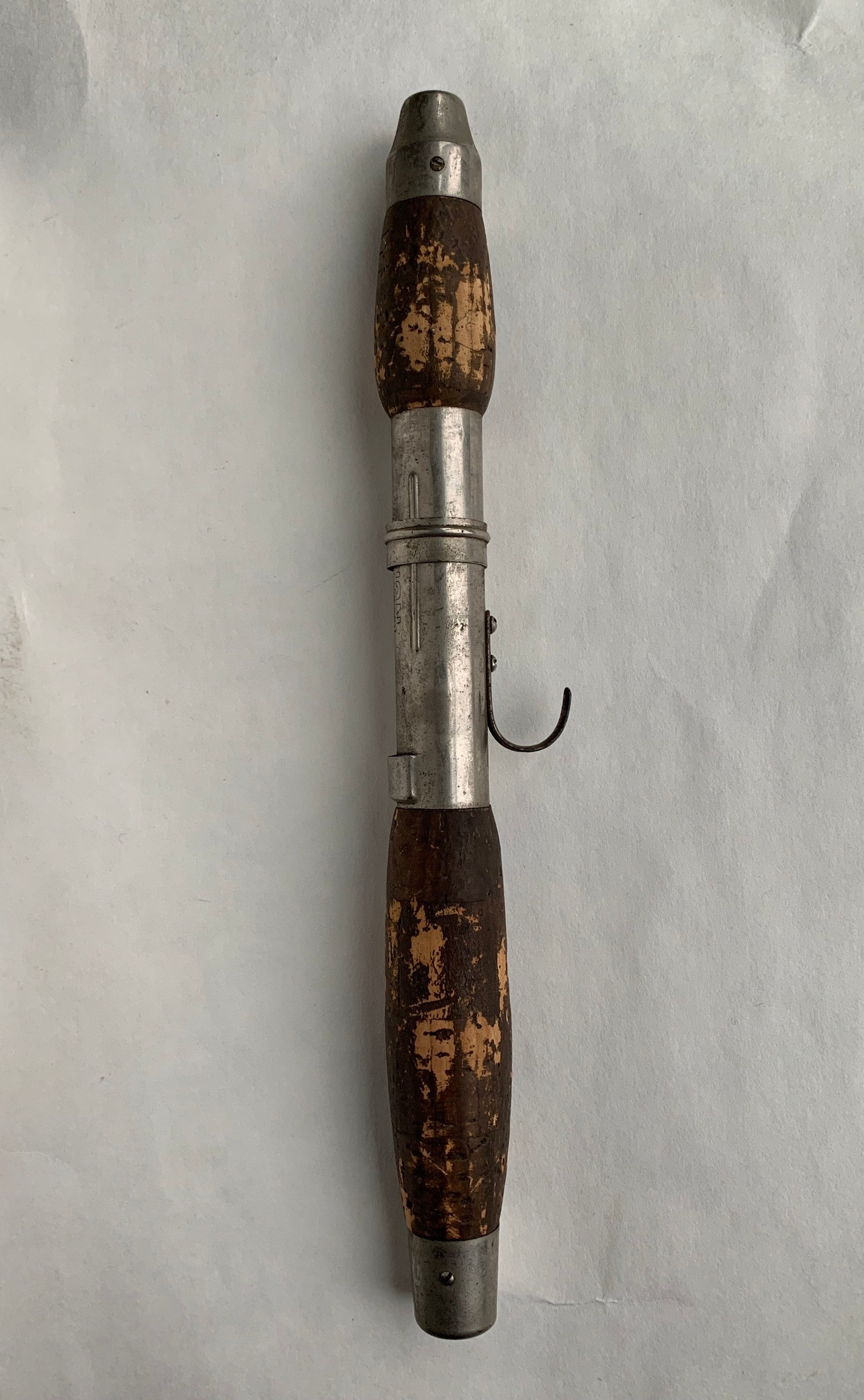 corkscrew fishing pole antique 1940's wood rod with Pfluger Sal-Trout Reel – Southern Adirondack ReStore fieldandstream Some tackle boxes don't
